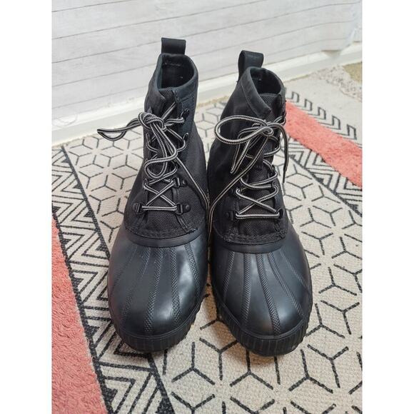 Sorel Cheyanne II Short Waterproof Duck Boots in Black, sz 11 - Picture 3 of 14